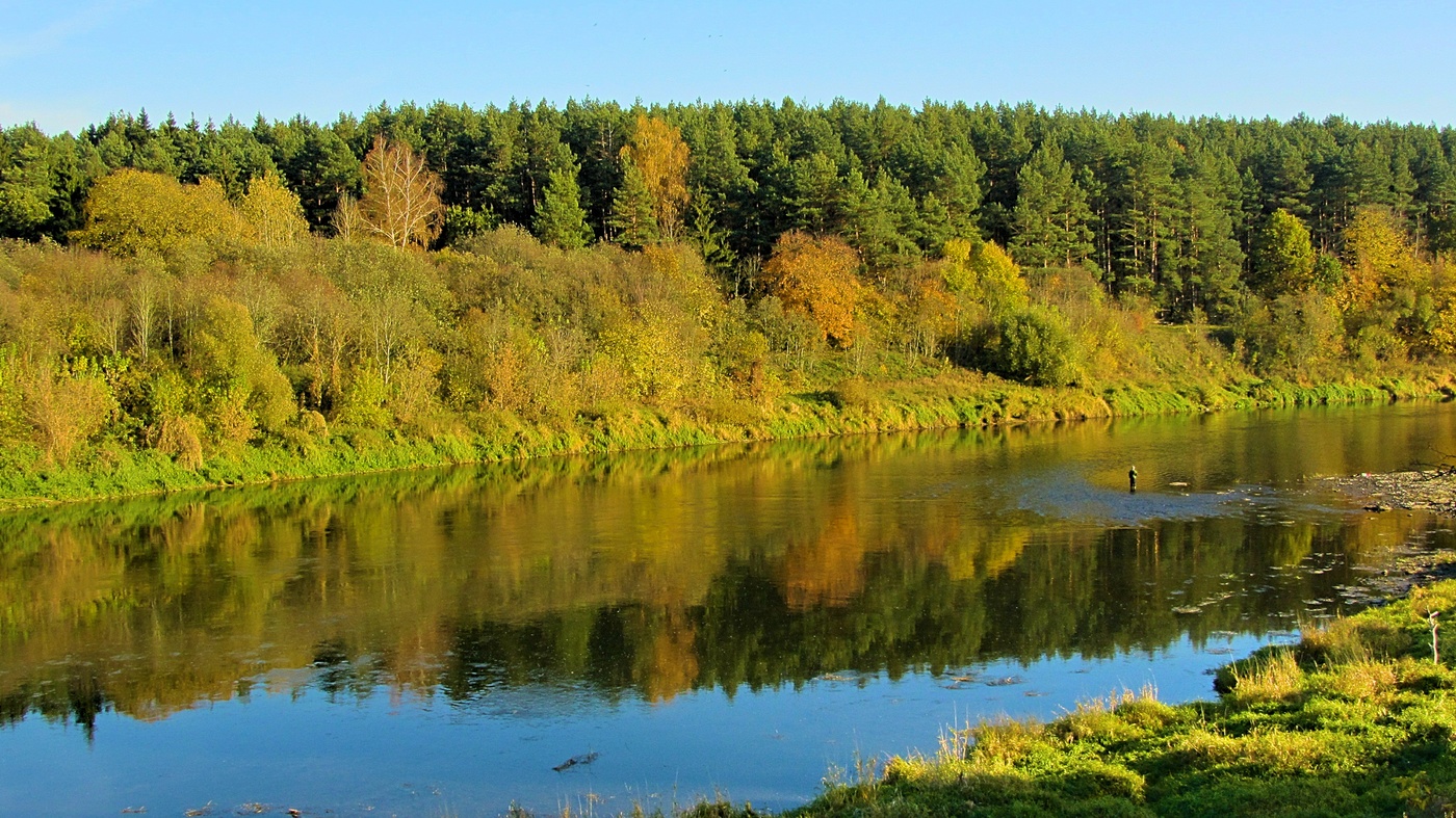 Herbst auf dem Dnjepr