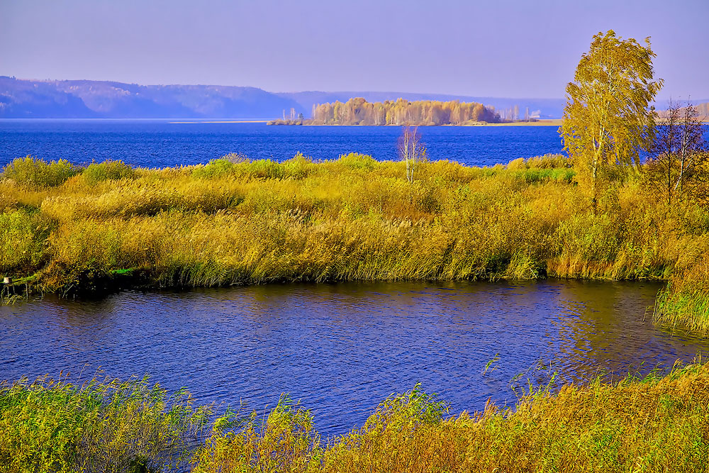Herbstfarben der Natur.