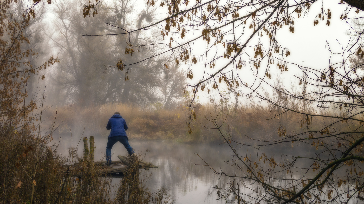 Fotograf bei der Arbeit
