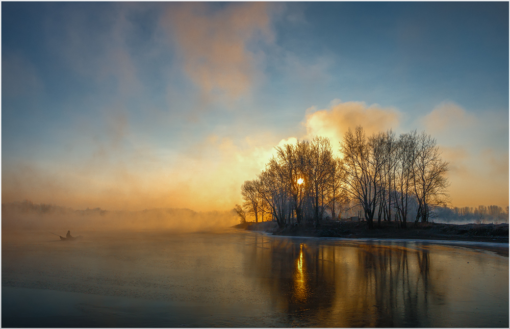 Herbst Morgendämmerung