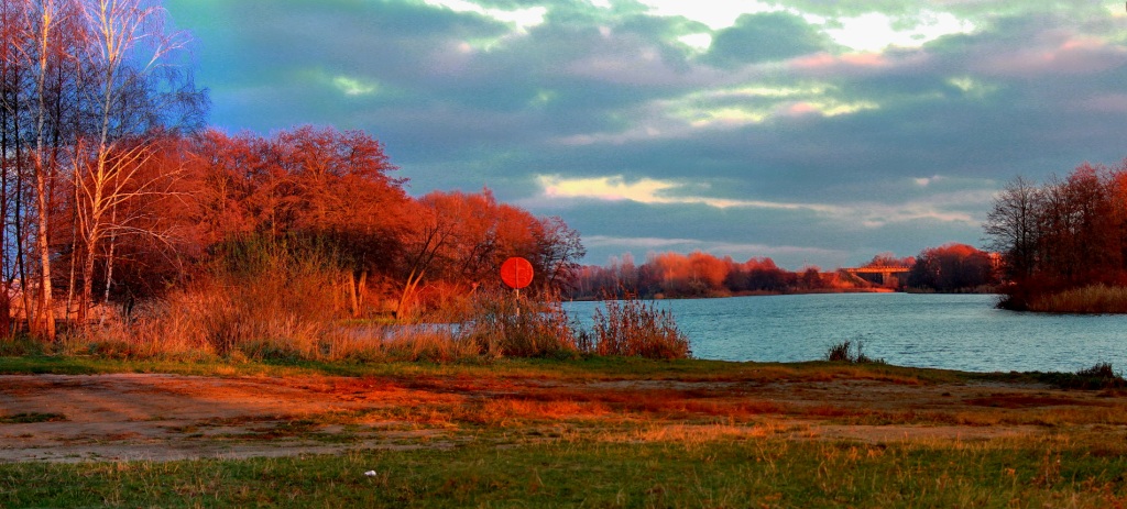 November Sonnenuntergang