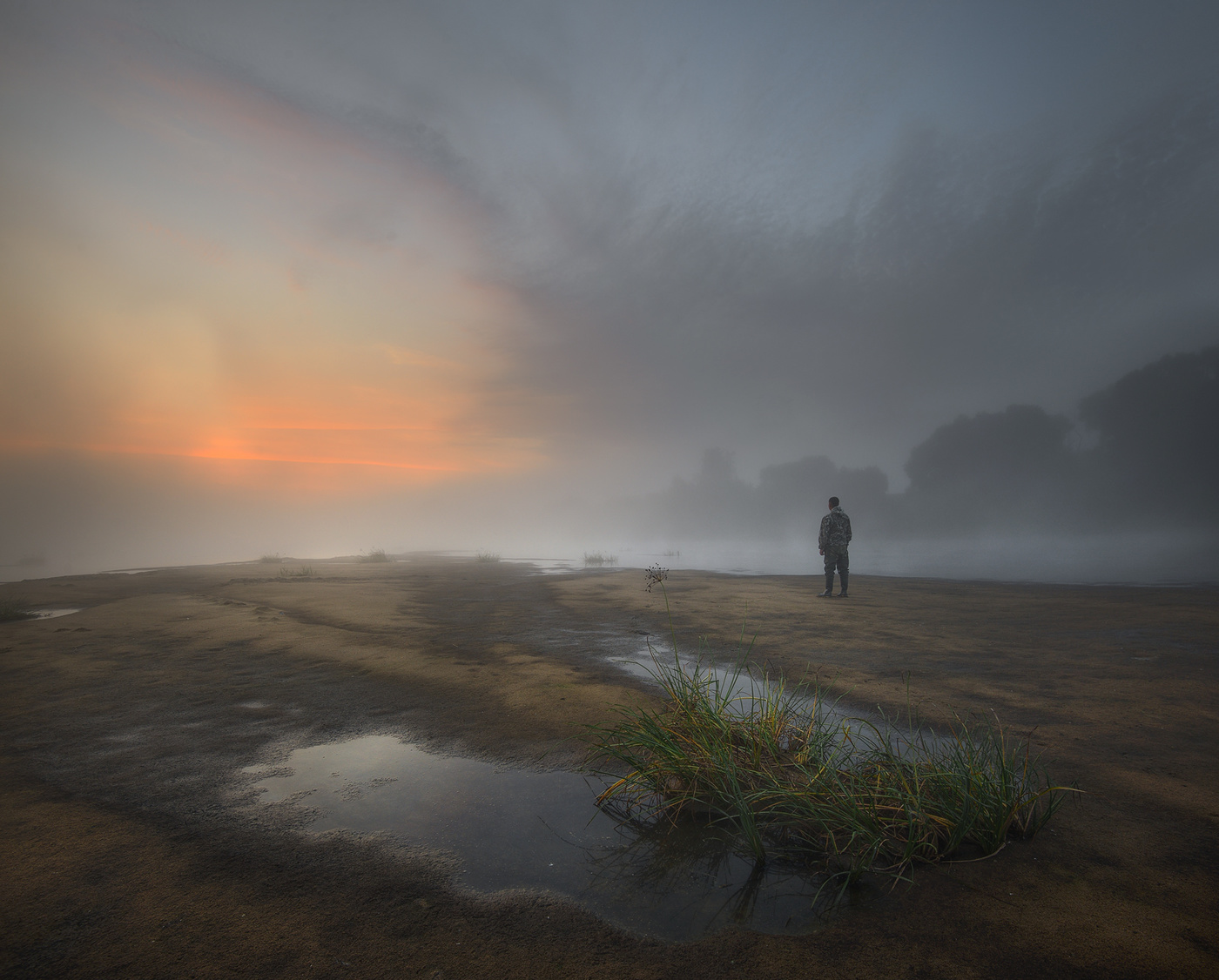 Morgen auf dem Fluss