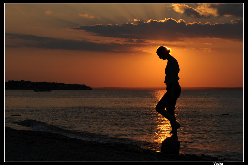 Angel vom Himmel herabgestiegen ...