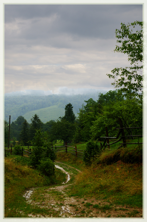 Die Abfahrt auf der Spur ...