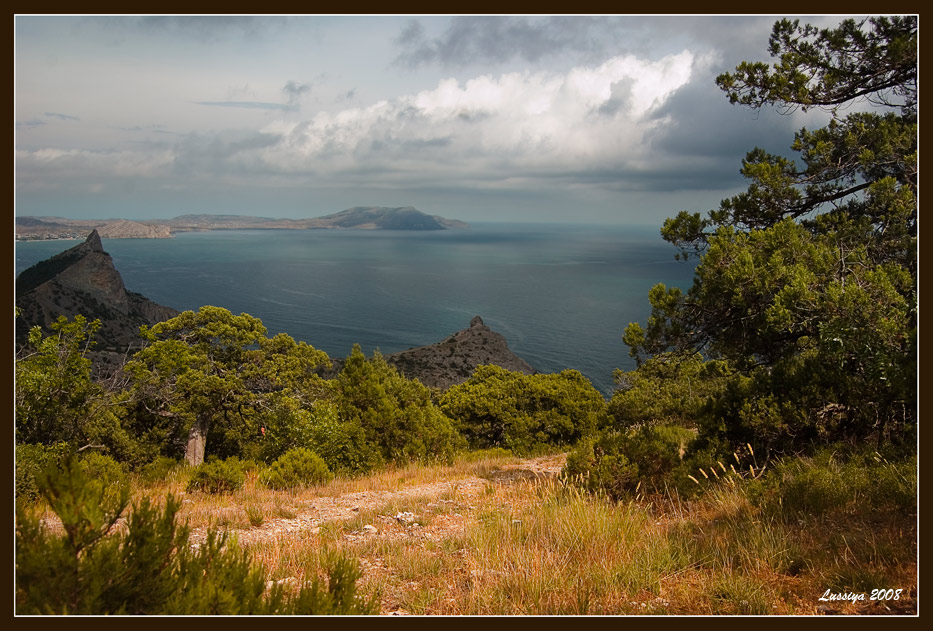 Und am Horizont - ein Gewitter