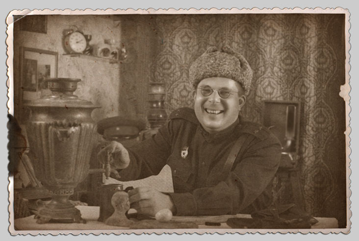 "Und ich schreibe euch, Maroussia, aus einem brennenden Panzer ..."