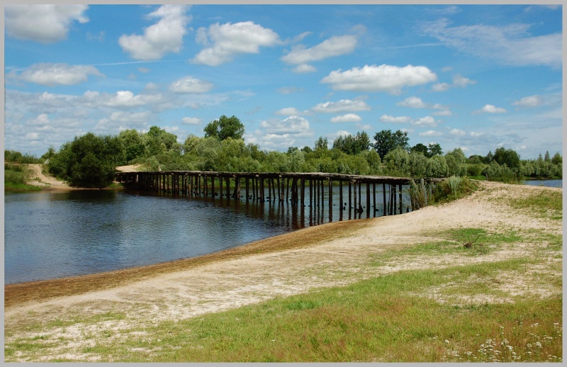 Holzbrücke in Semuradtsah