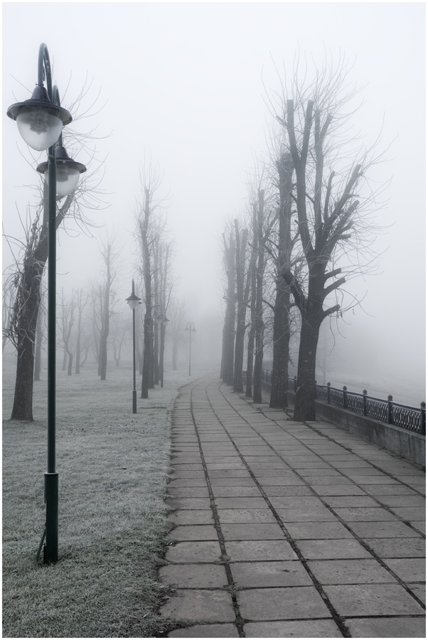 Über Wandern im Herbst Schweigen ...