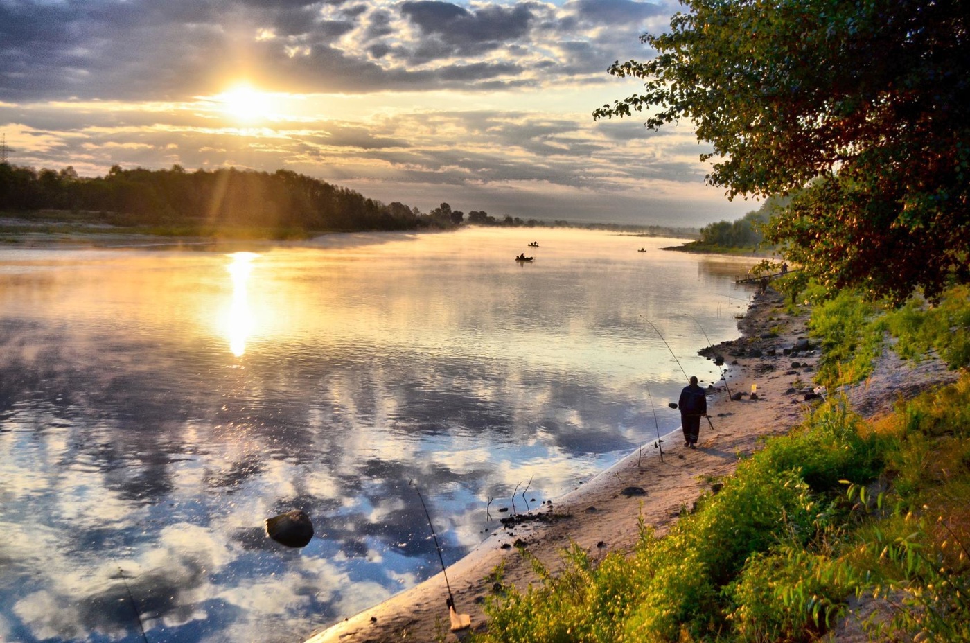 Dämmerung über dem Pripyat