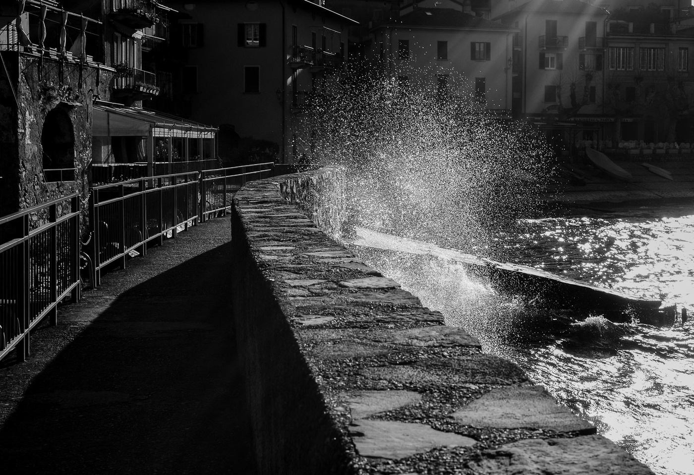 Sturm an einem sonnigen Tag
