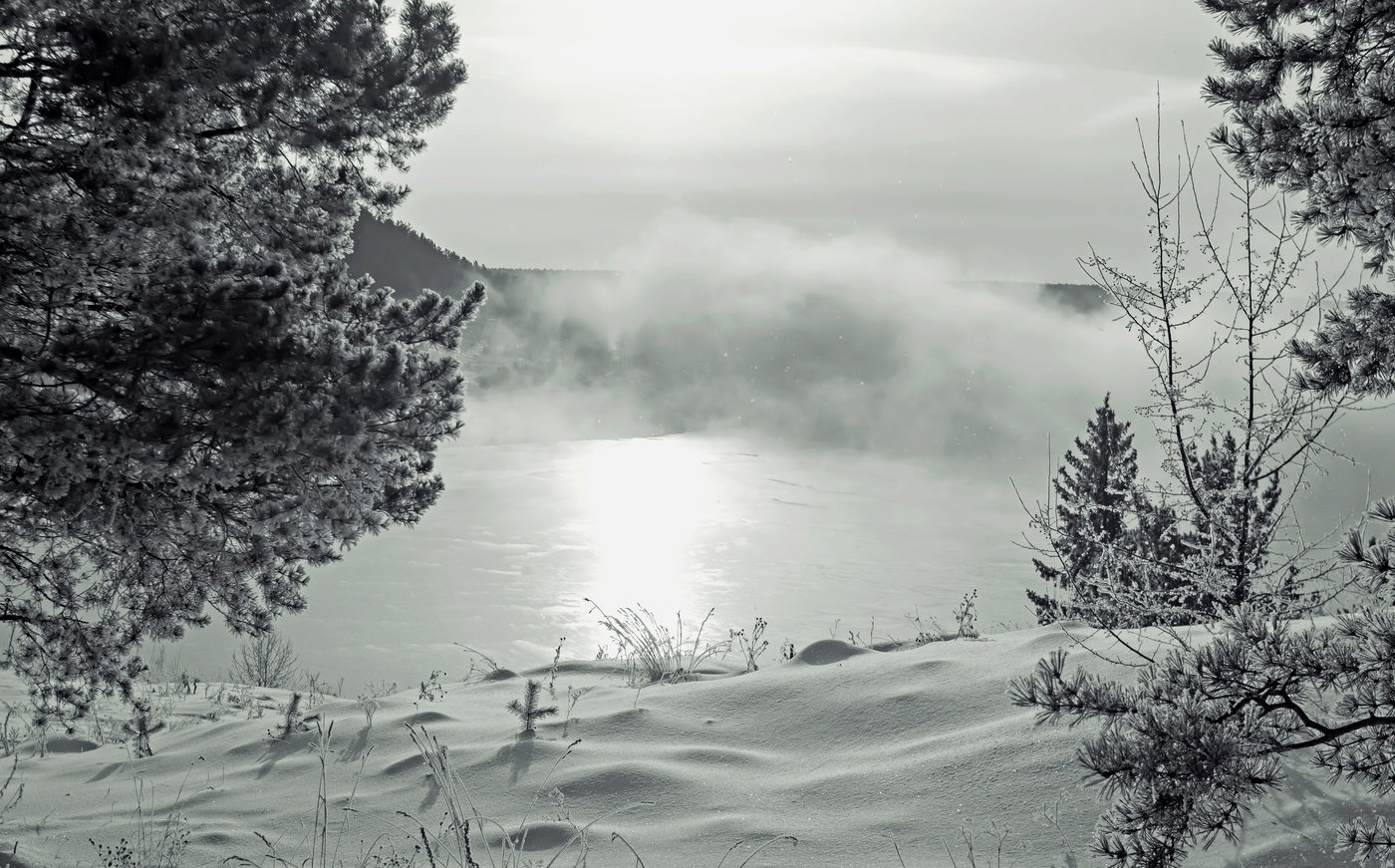 Schwarz-Weiß-Morgen