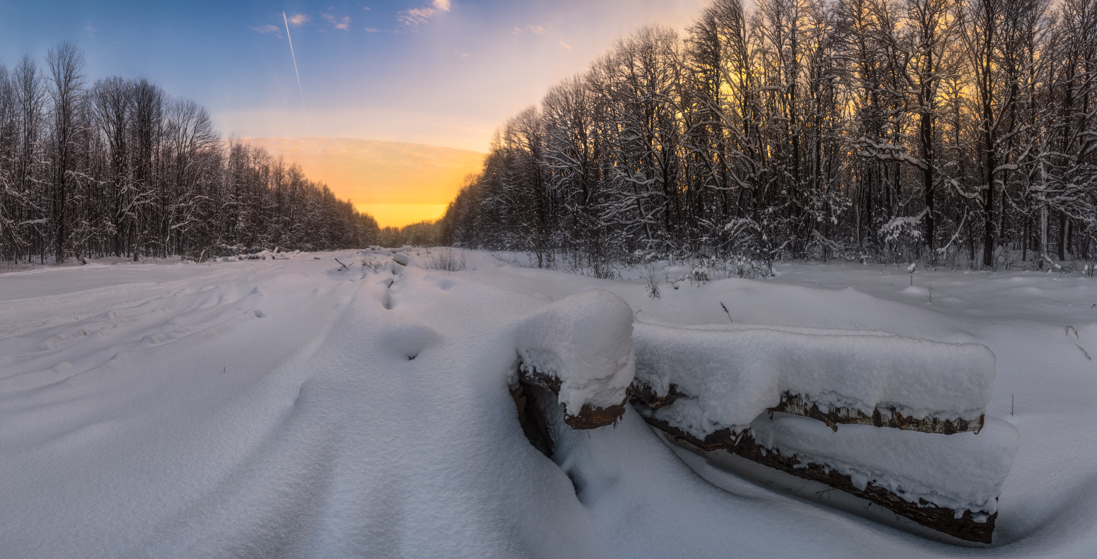 Der sterbende Sonnenuntergang