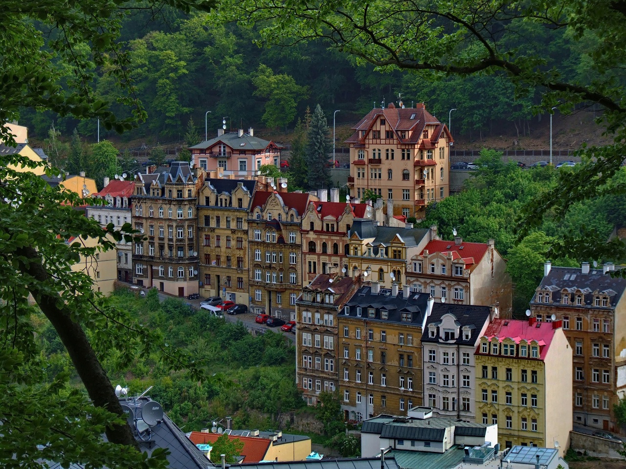 Straßen von Karlovy Vary