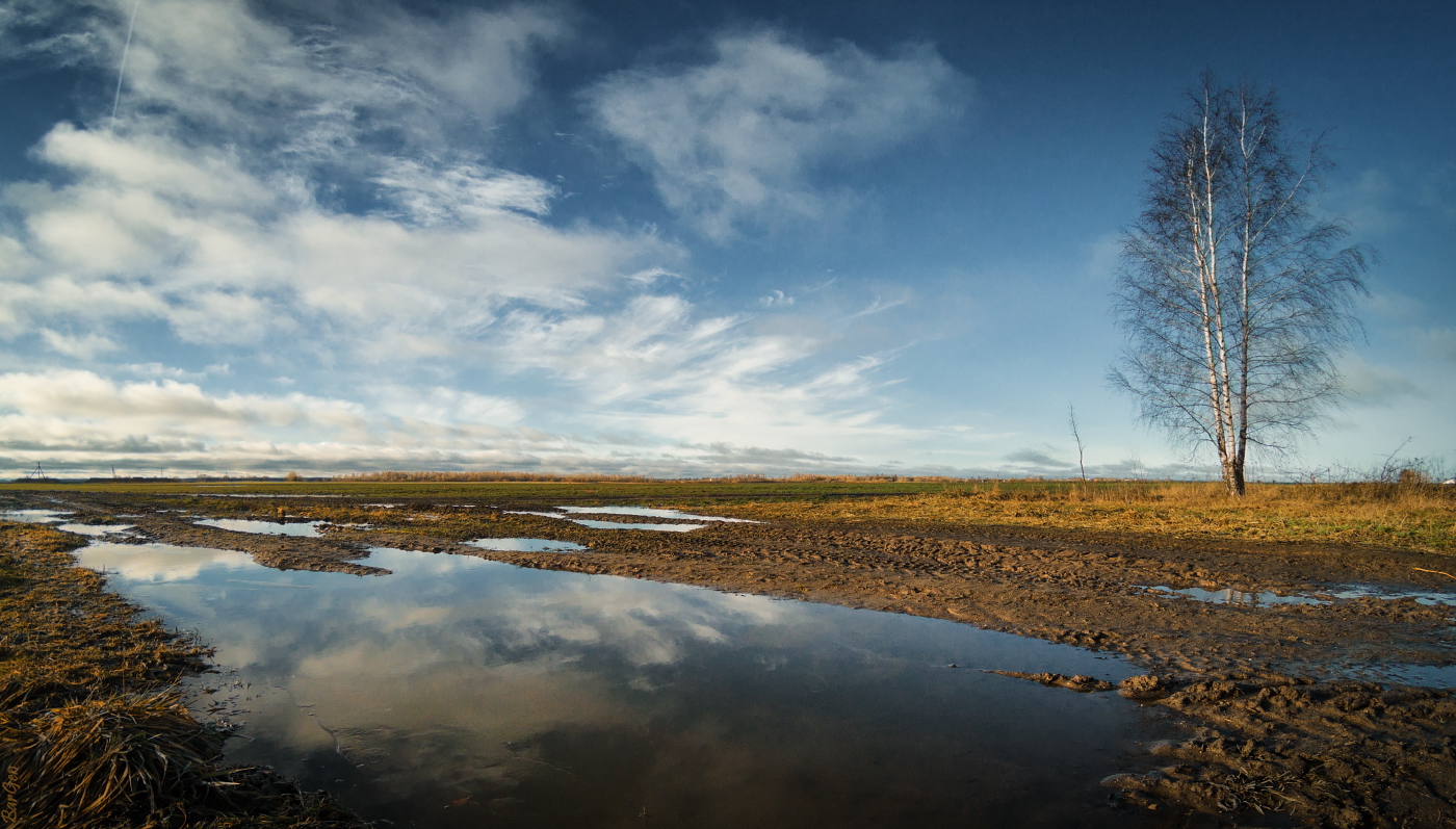 Season of schlechten Straßen