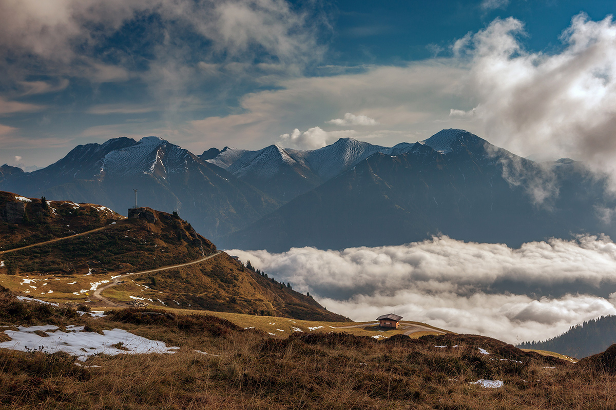 Das Haus in den Bergen.