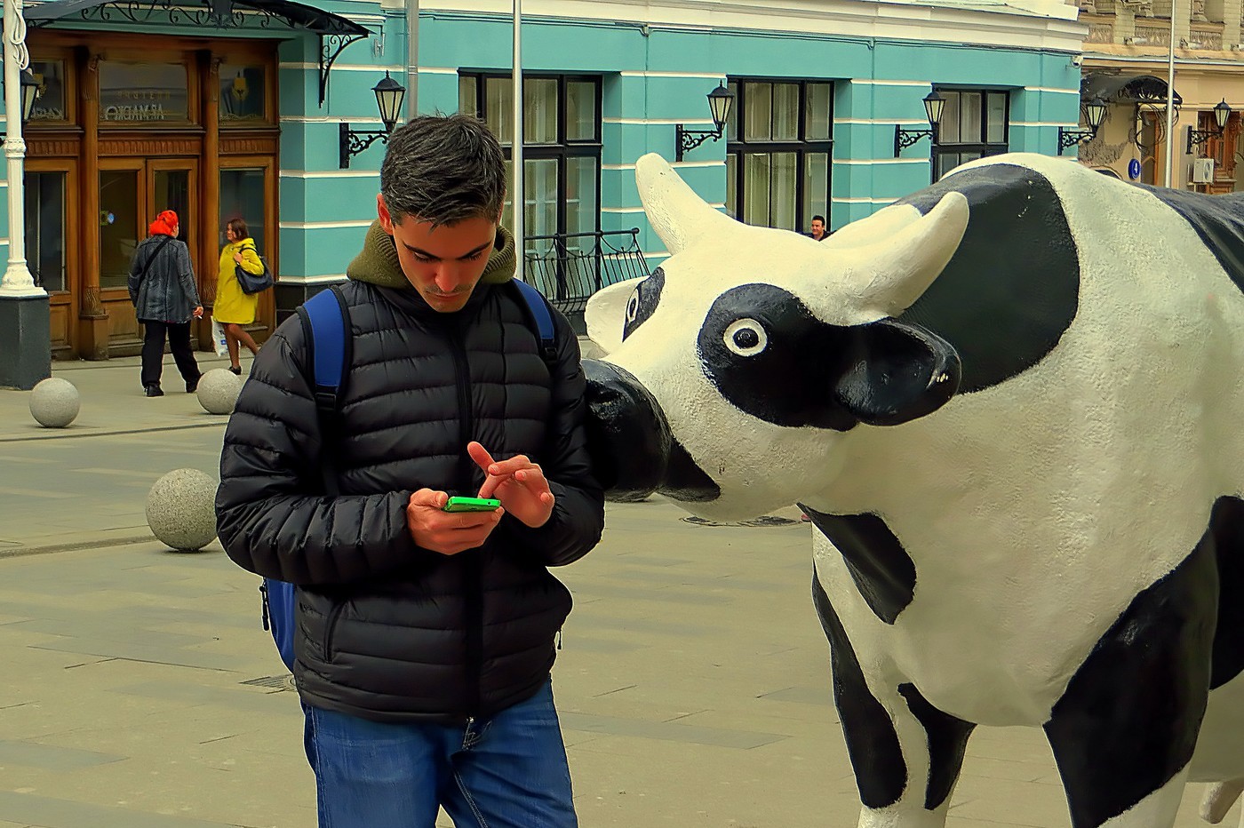 Das städtische Leben.