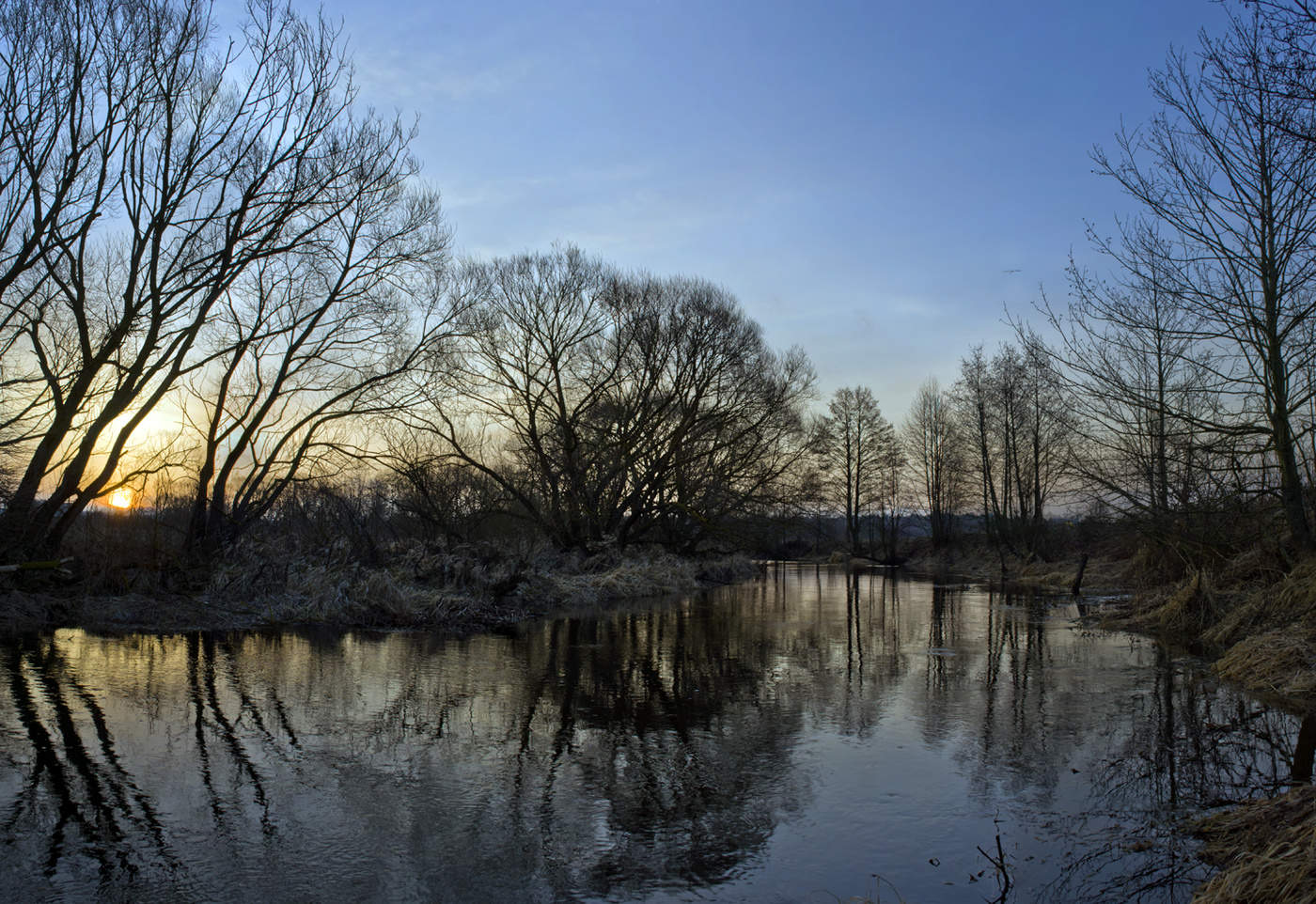Morgen auf dem Fluss