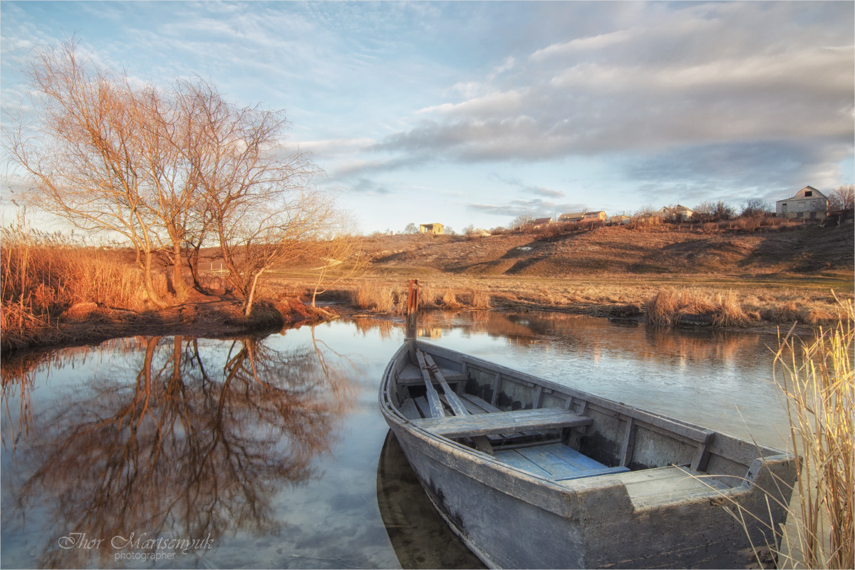 In einer ruhigen Gegend