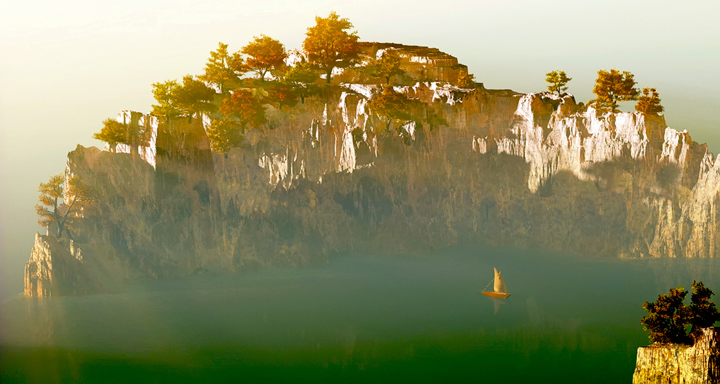 Auf diesem Felsen ...