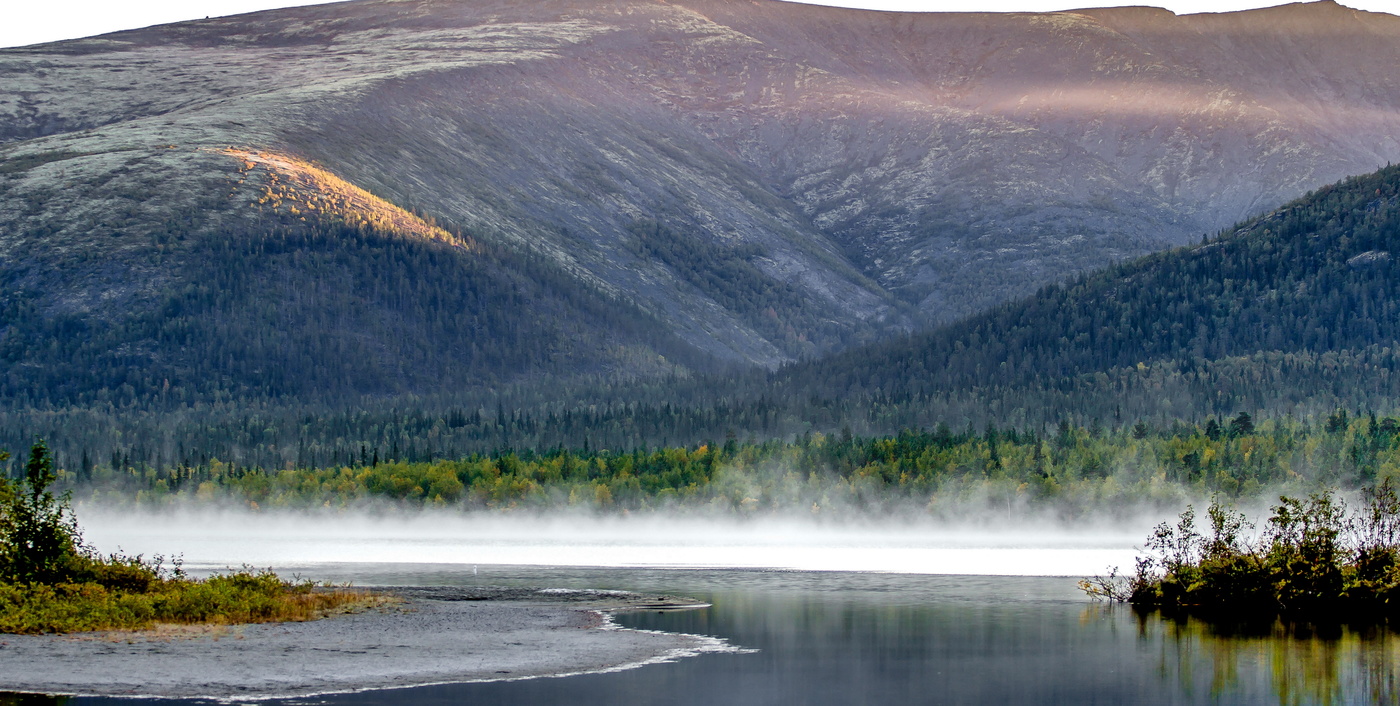 Herbst in den Bergen.
