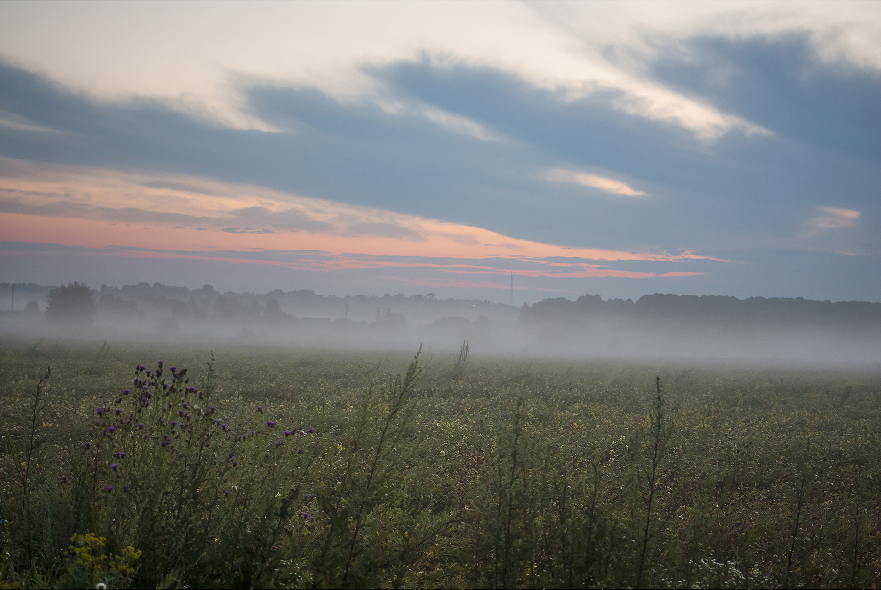 vor Sonnenaufgang ...
