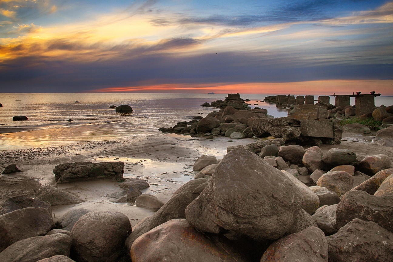 Palette des Sonnenuntergangs