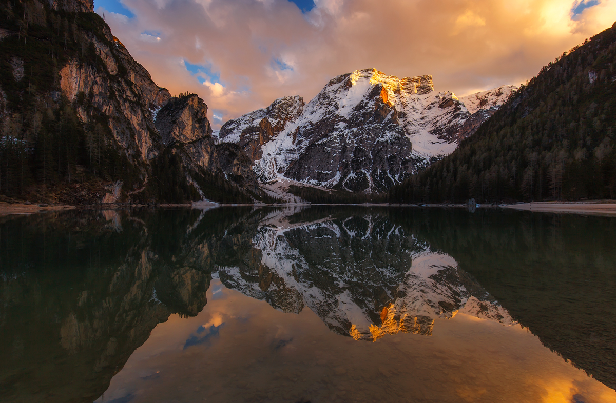 Brennender Sonnenuntergang