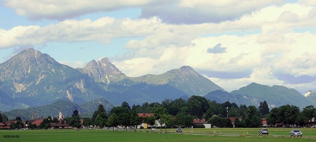 The foothills of the Alps.