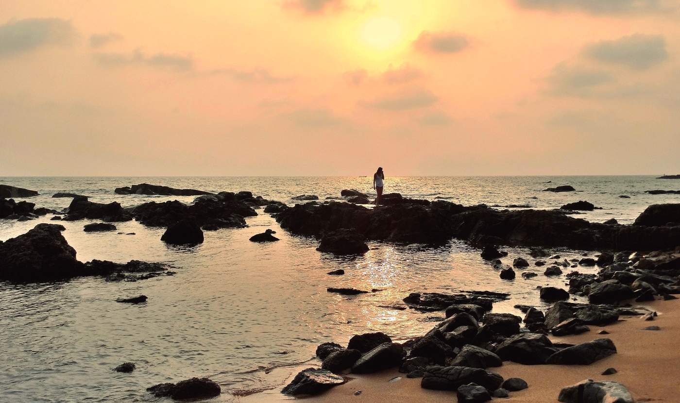 Mädchen und das Meer