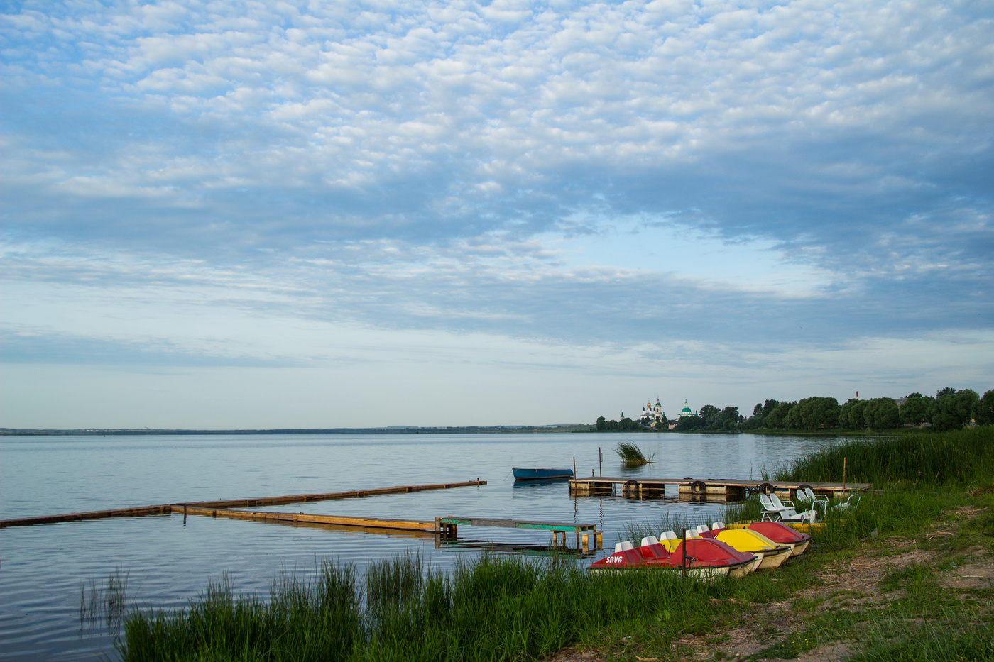 Der Himmel über dem See