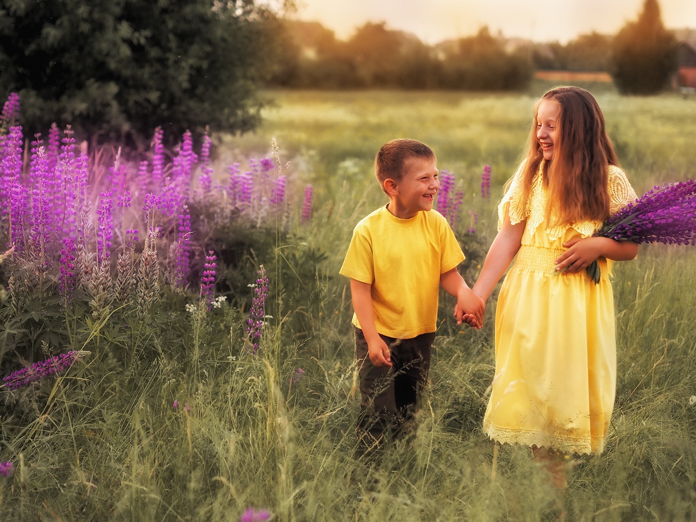 Bruder und Schwester