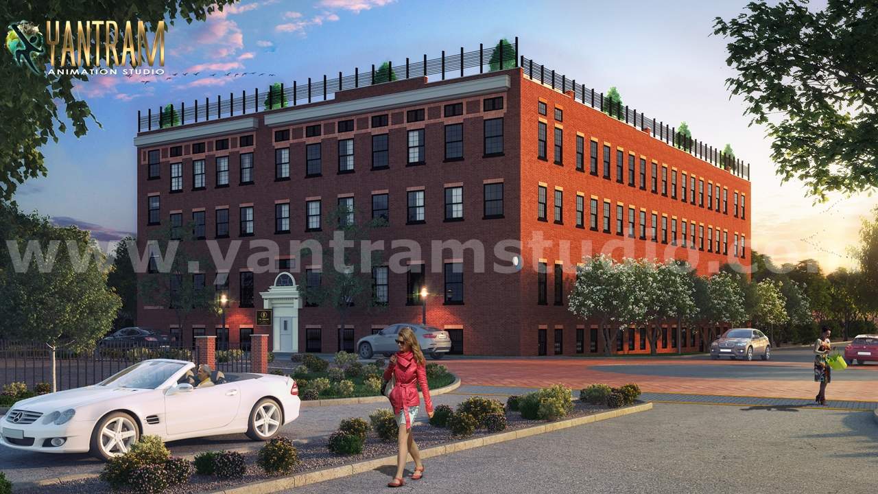 Modern Residential & Commercial 3D Exterior Building Designs Ideas by Architectural Rendering Compan