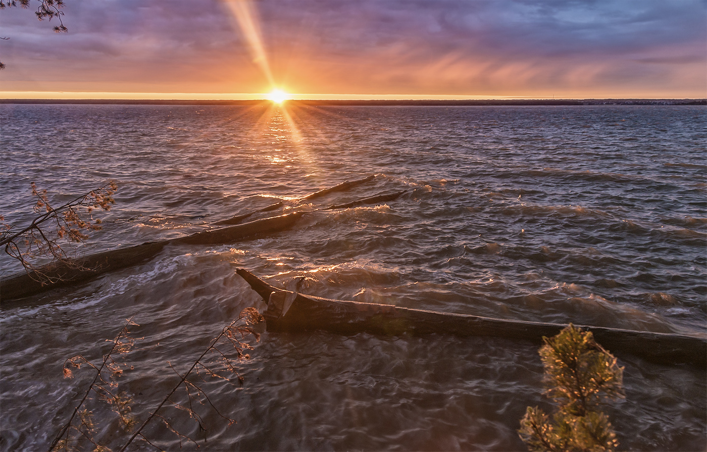 Kalte Sonnenuntergang