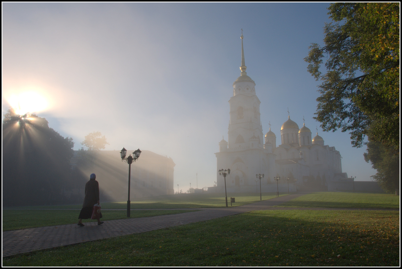 Der Weg zum Tempel ...