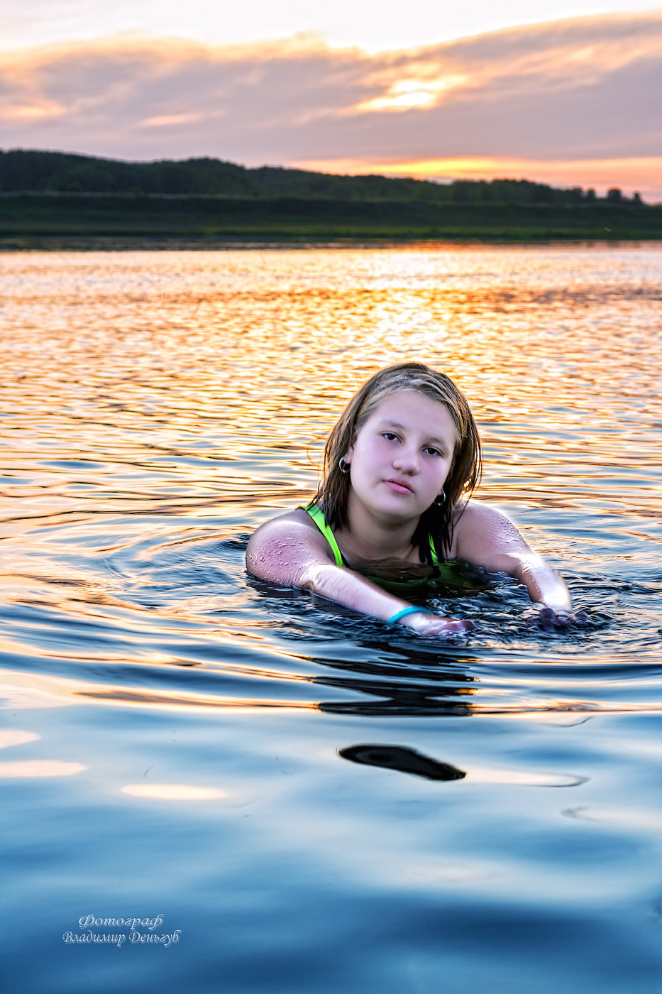 Bei Sonnenuntergang ...