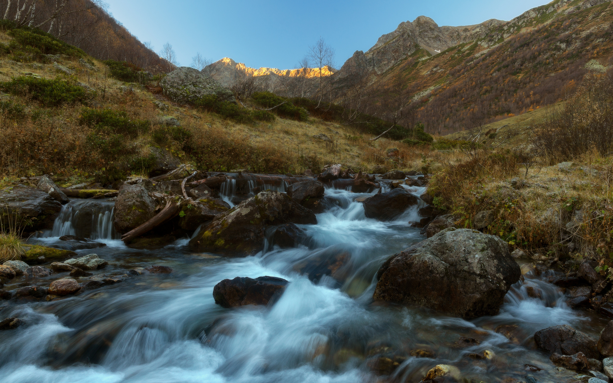 Herbst Morgendämmerung