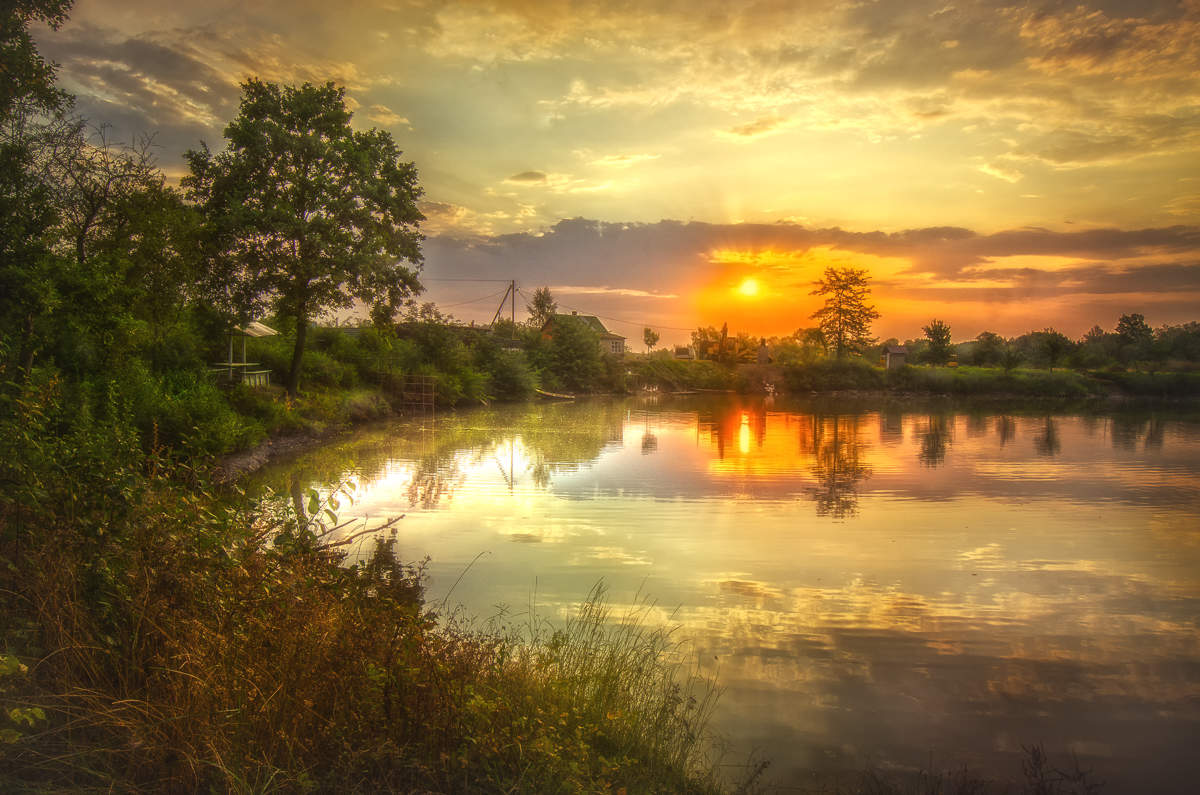 Dämmerung auf dem See
