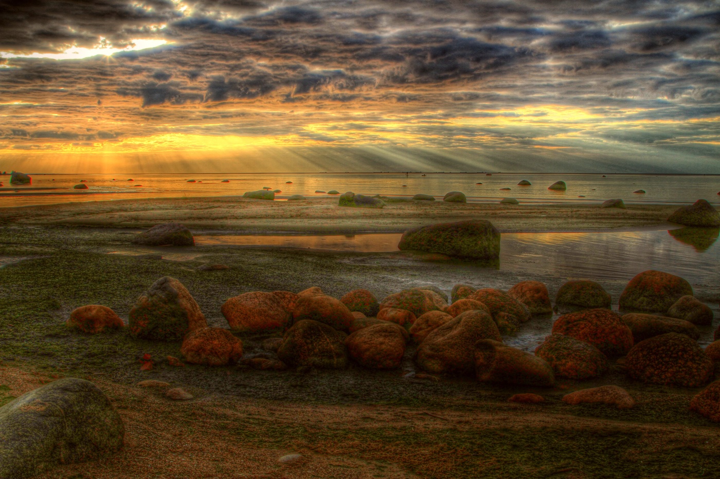 bezaubernden Sonnenuntergang