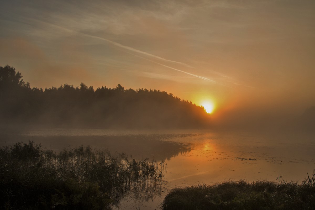 Herbst Morgendämmerung