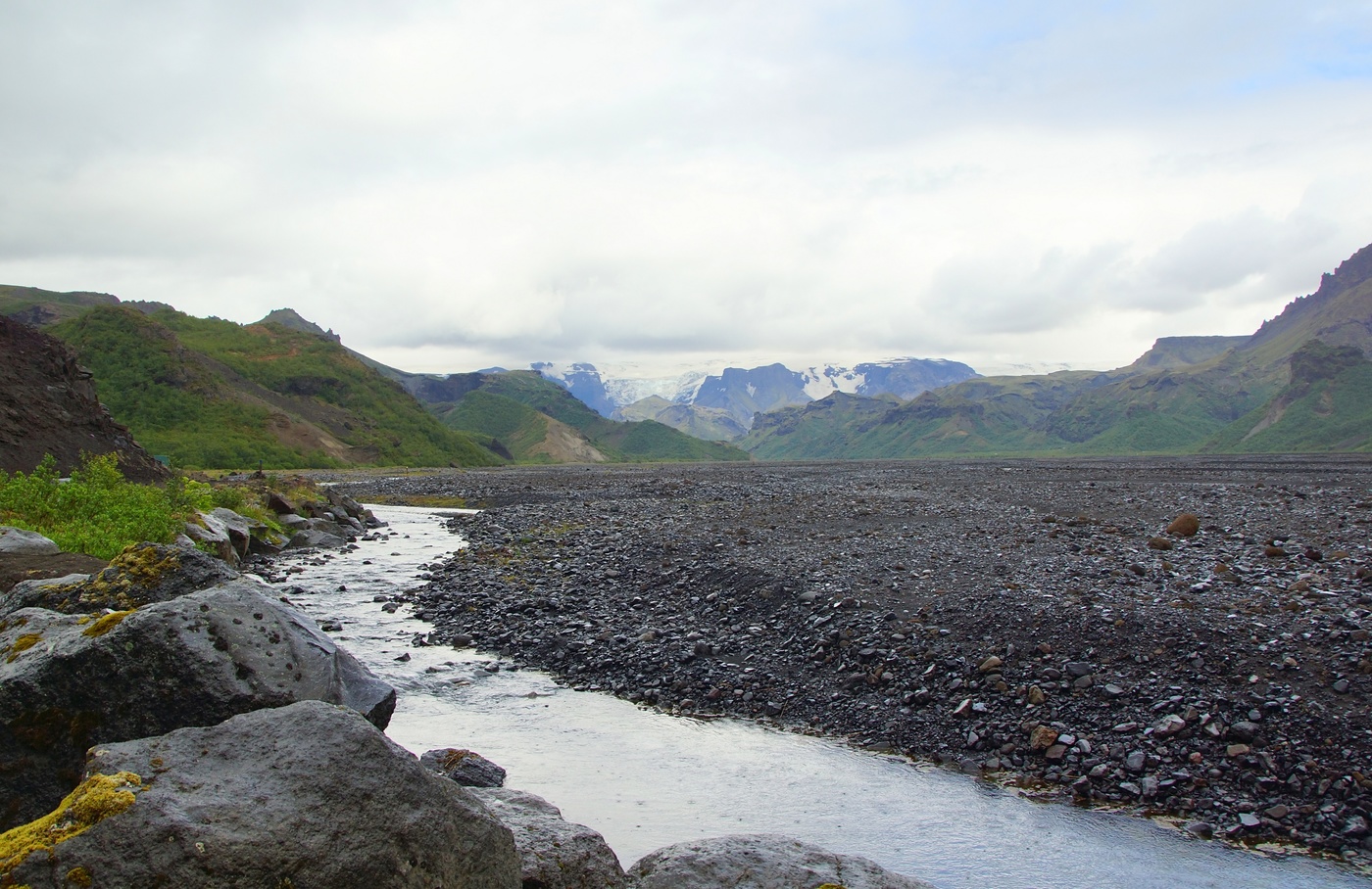 Verlassen des regen ...
