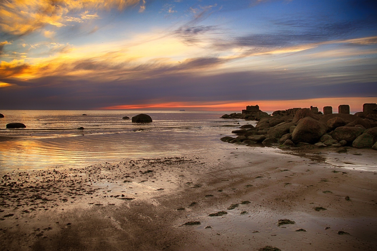 bezaubernden Sonnenuntergang