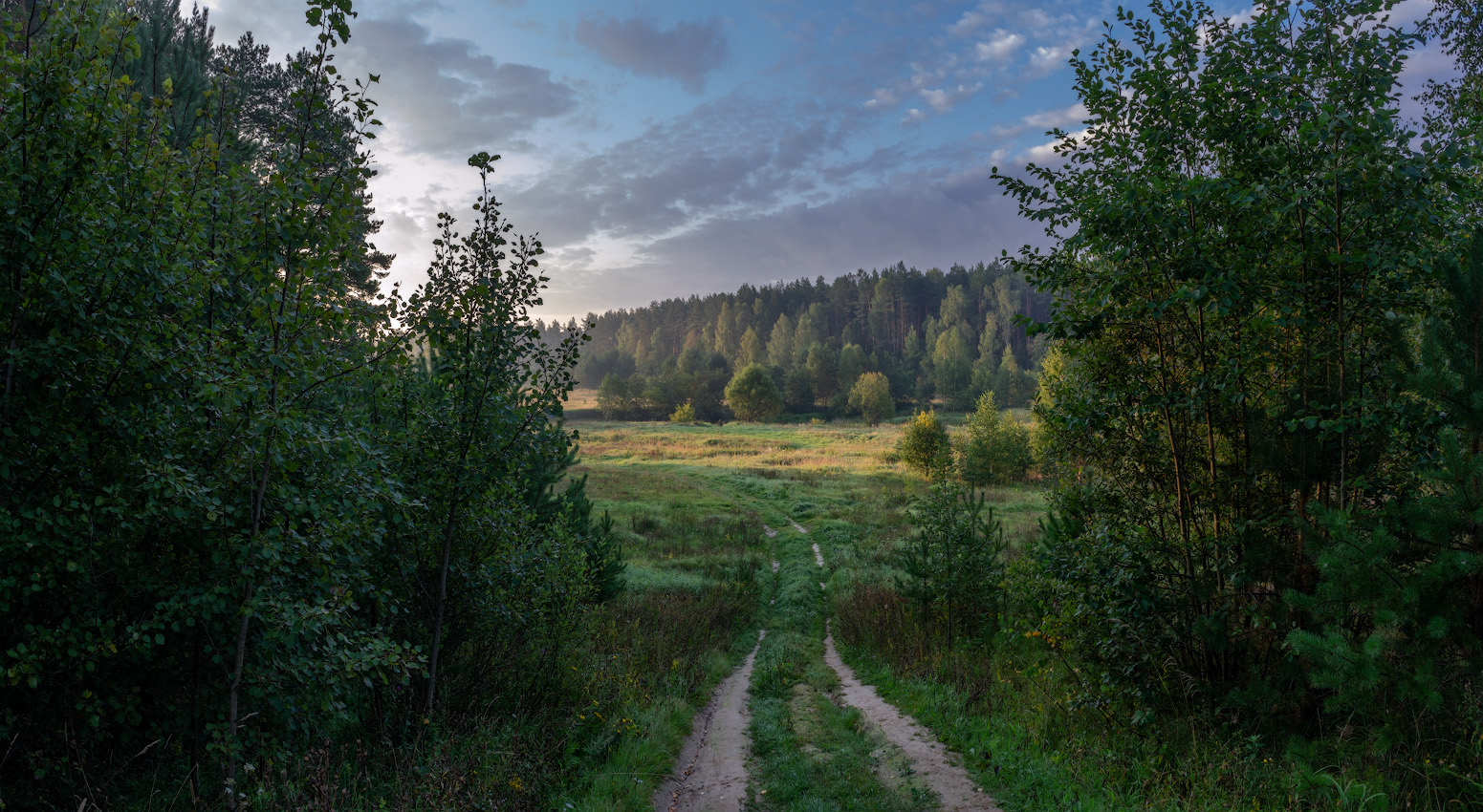 Mit den ersten Sonnenstrahlen ...
