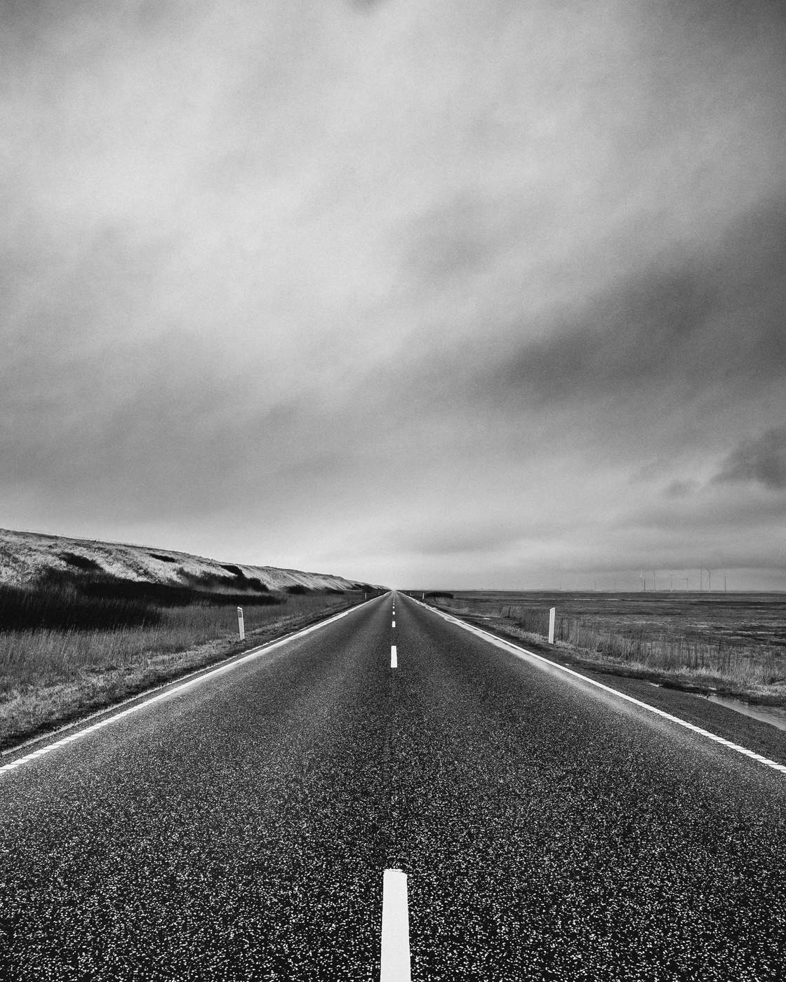 Endlose Straße