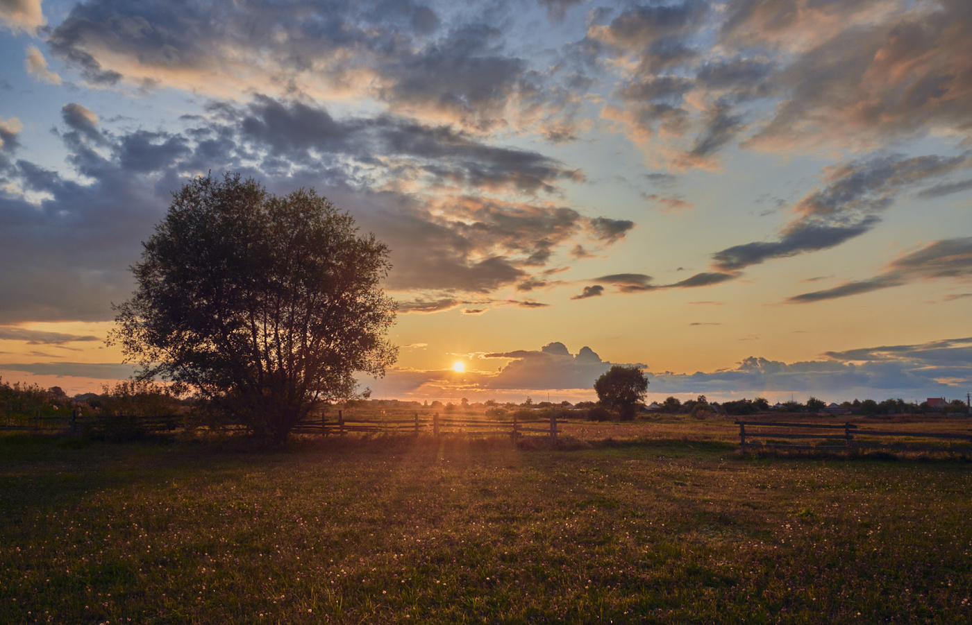 September Sonnenuntergang