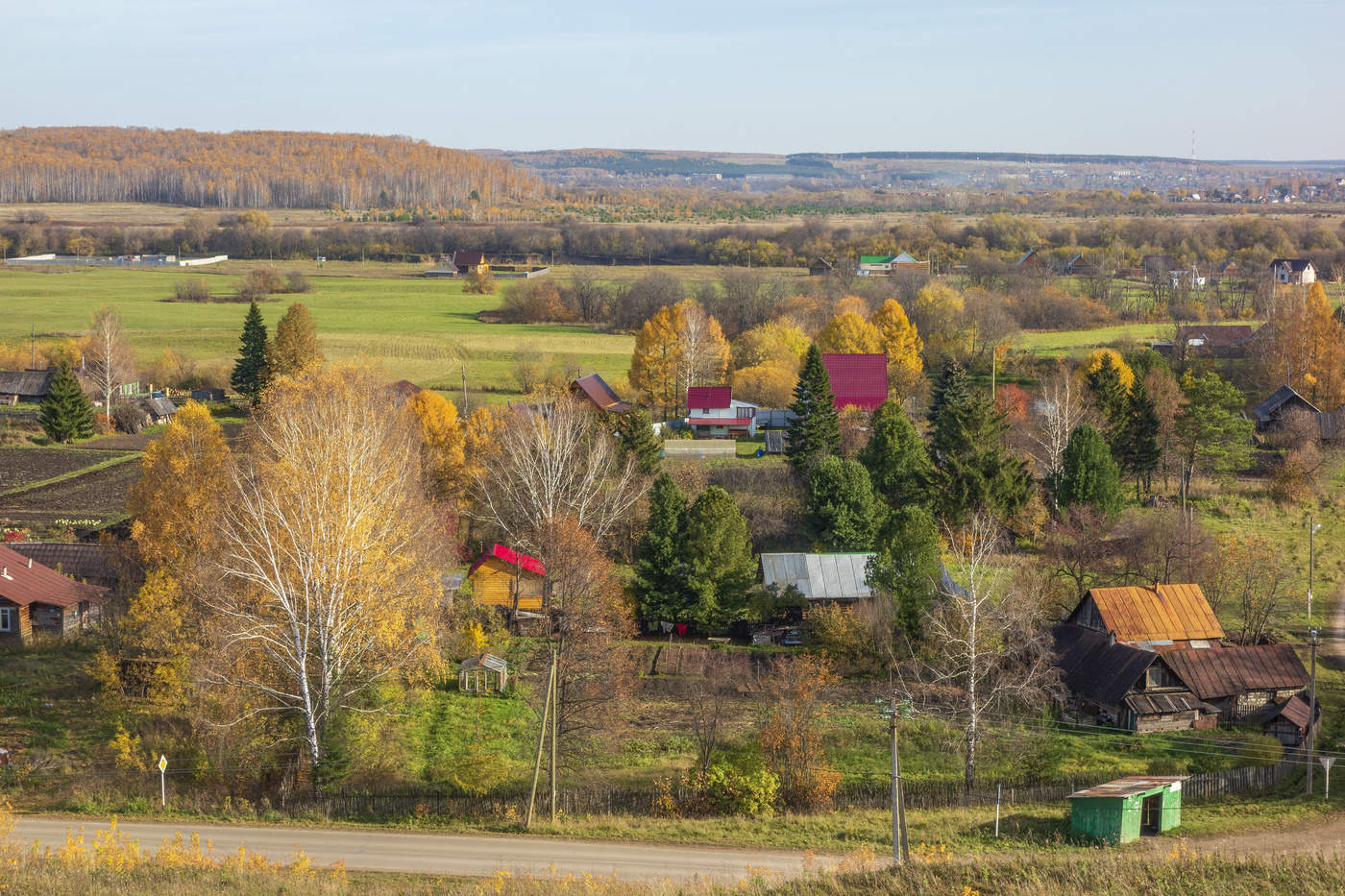 Herbst in der Ortschaft
