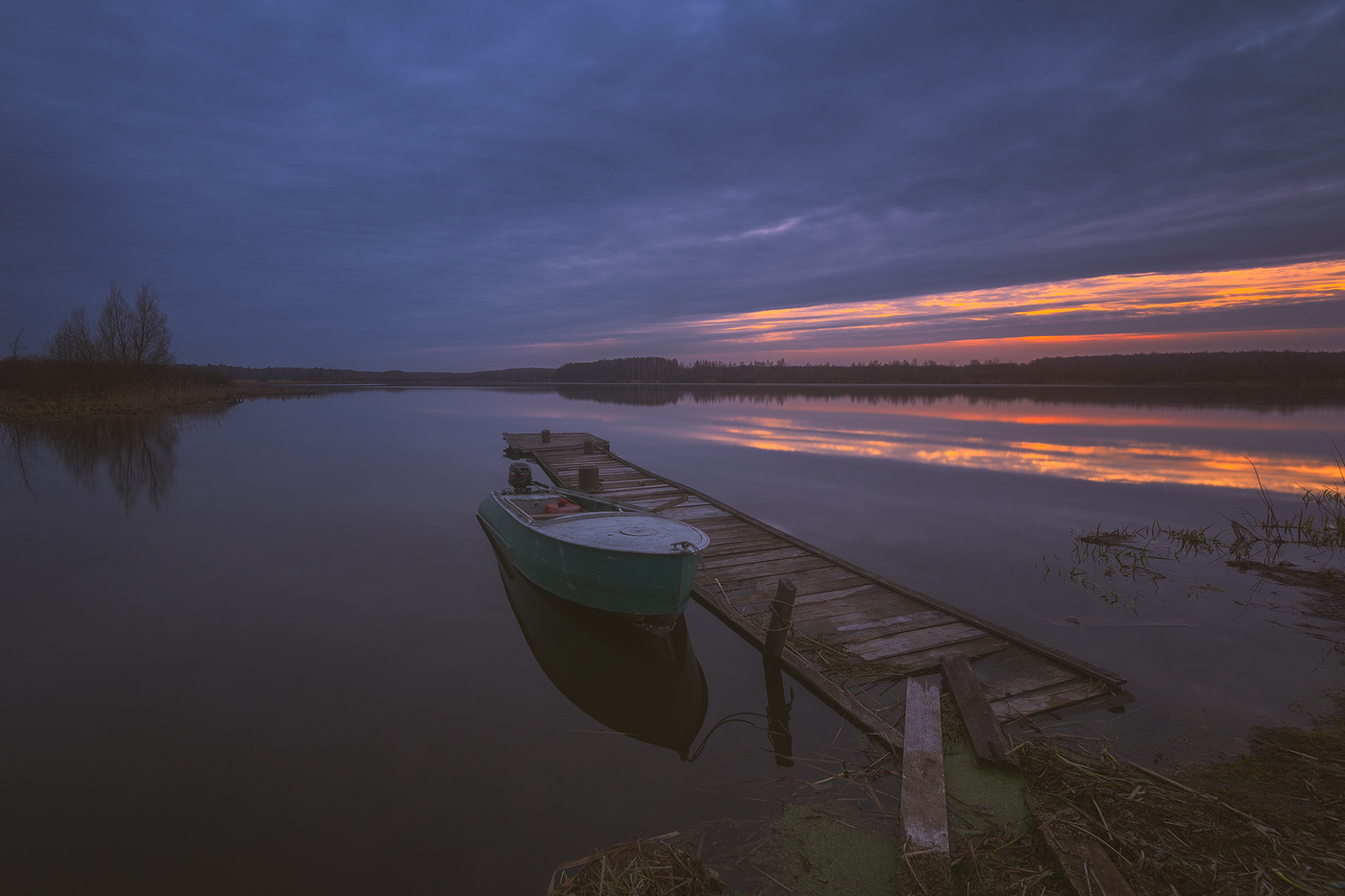 In der Stunde vor Sonnenaufgang