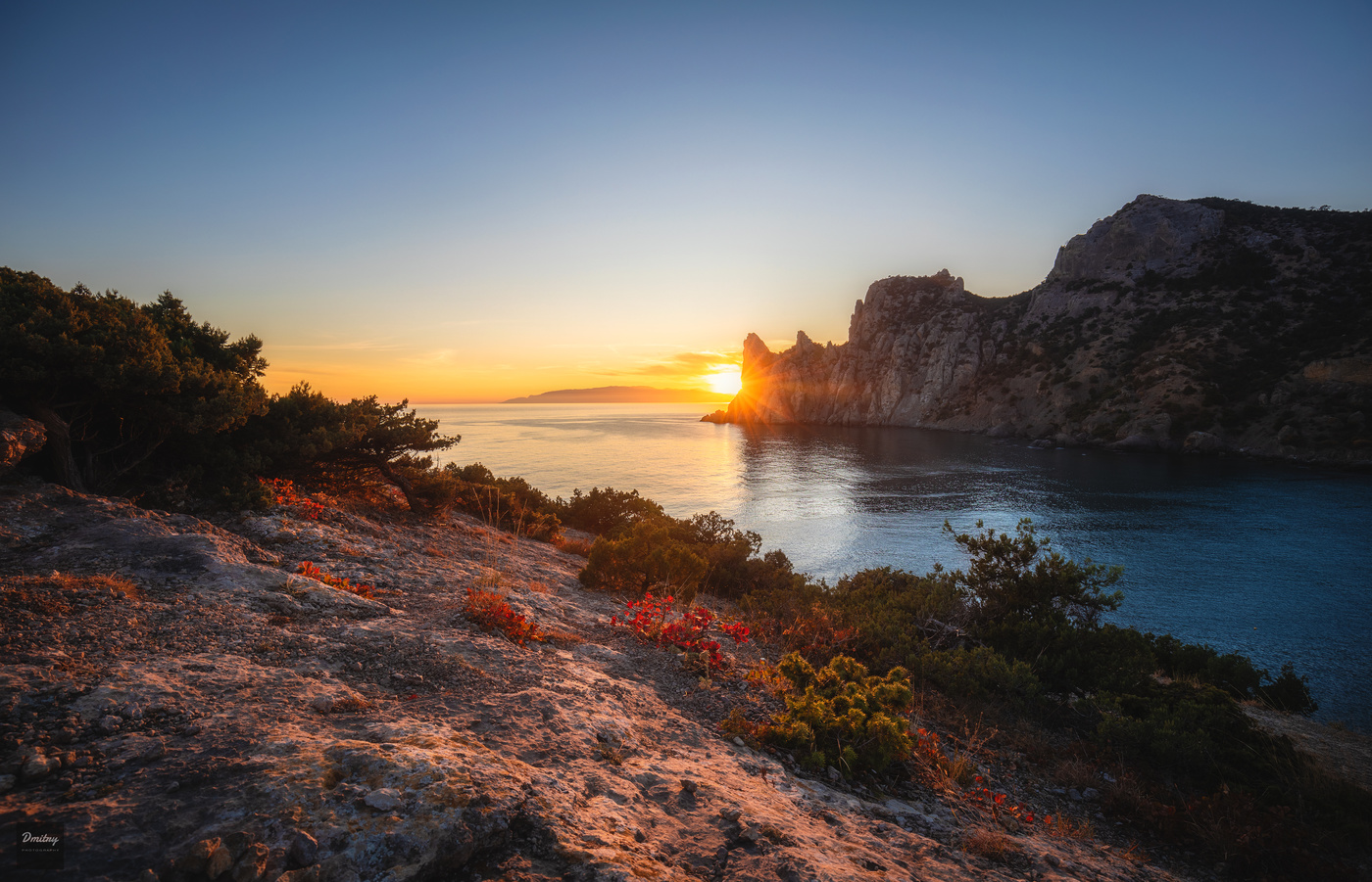 Sonnenuntergang auf dem Meer