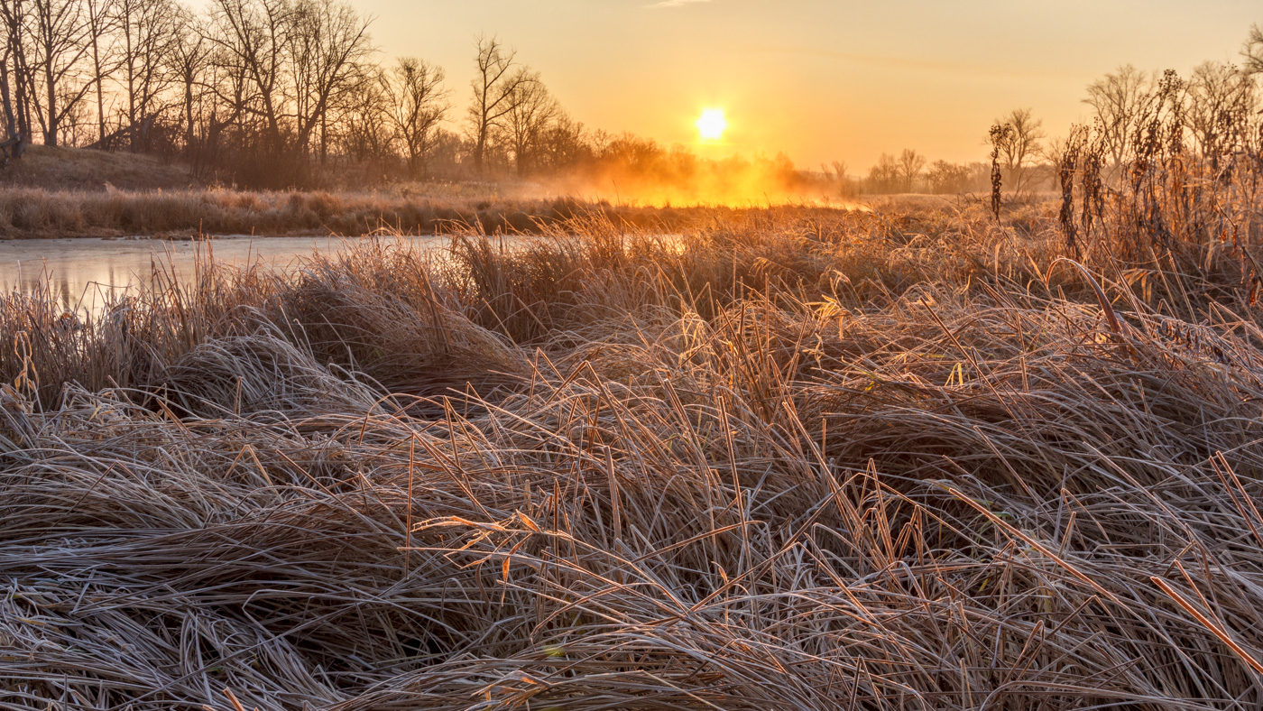 Herbst Morgendämmerung