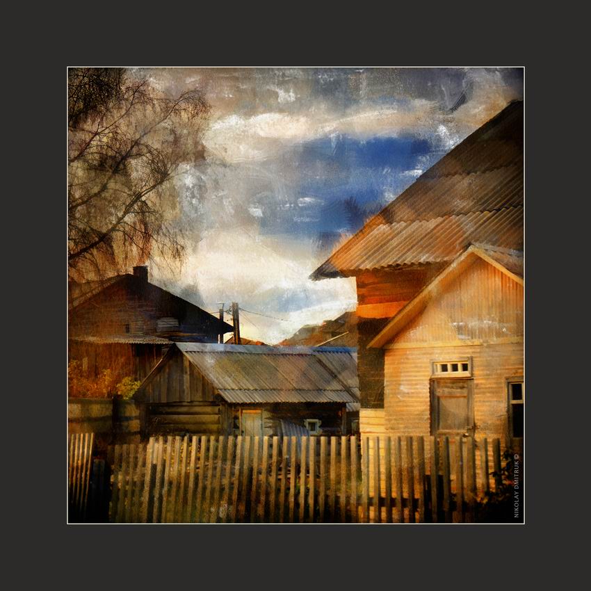 Herbst in der Ortschaft