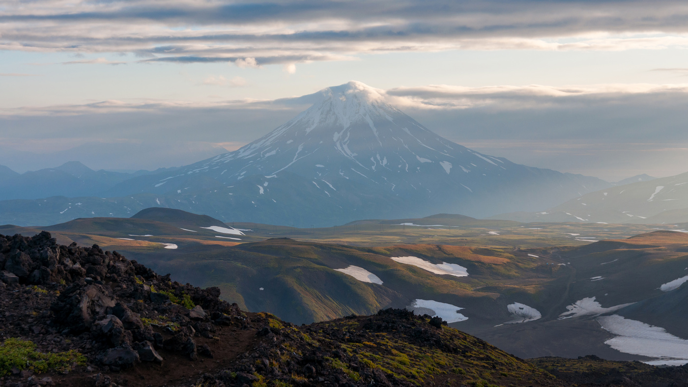 ein bewölkter Morgen
